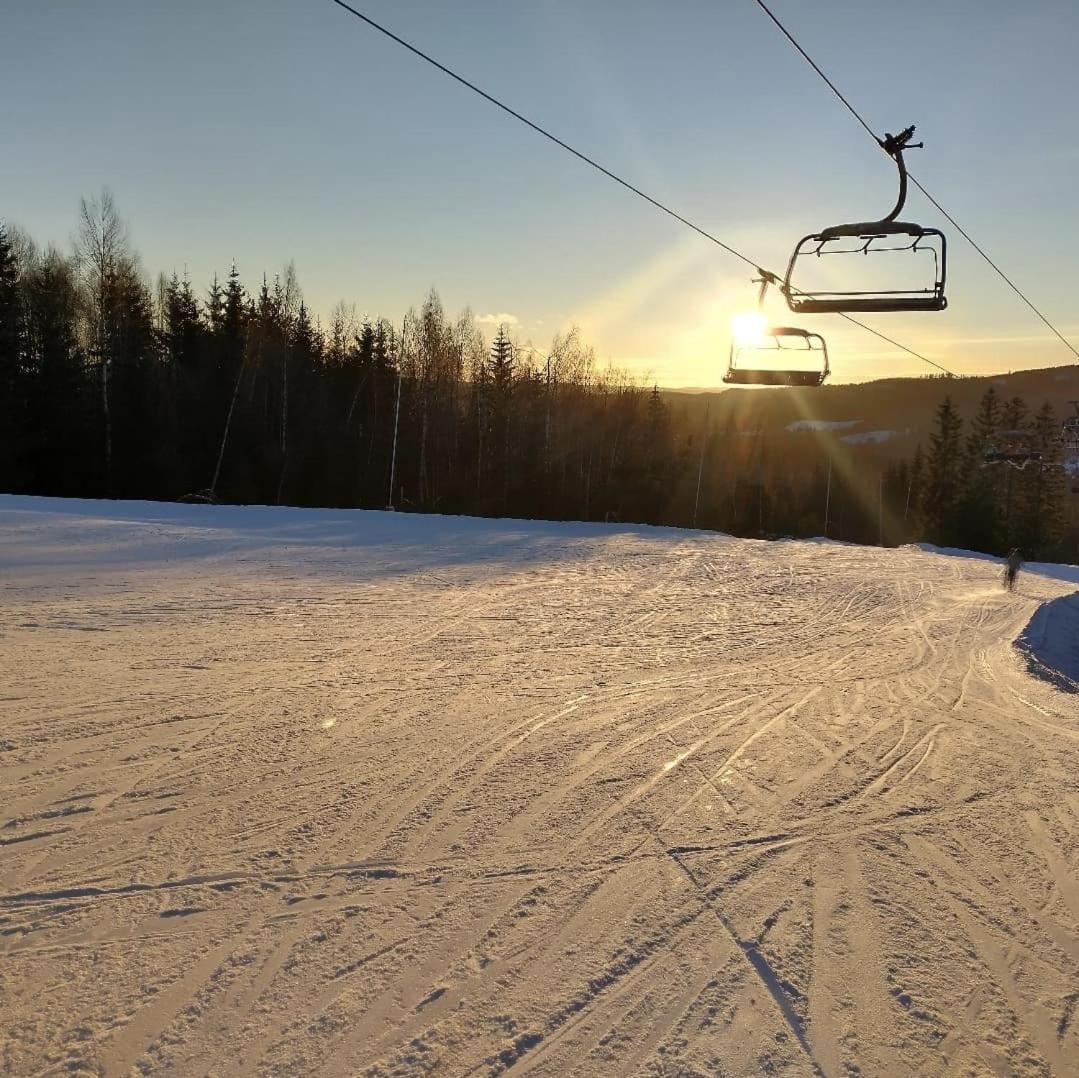 Myntloftet Borlänge med inglasad bubbelbad och bastu Exteriör bild